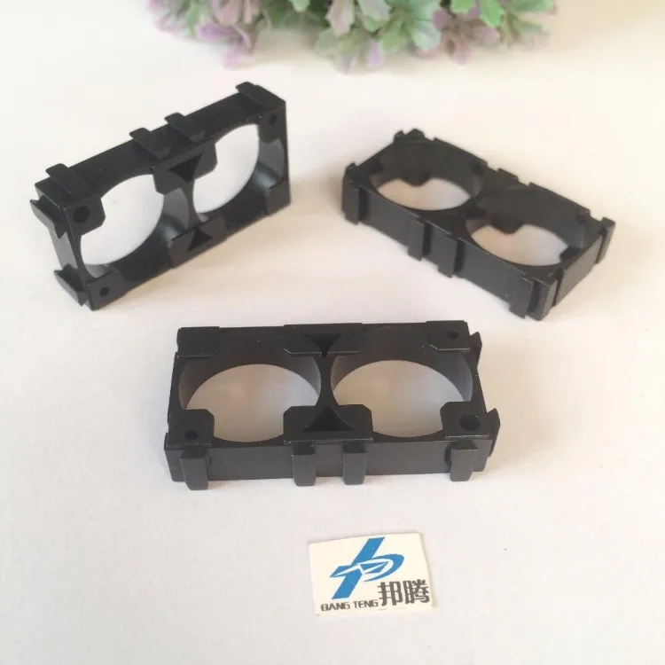 21700-2p Wholesale Battery Spacer Fireproof 21700 2p Plastic Lithium Battery Holder Bracket Plastic Cell Battery Holder Battery Storage Battery Charger