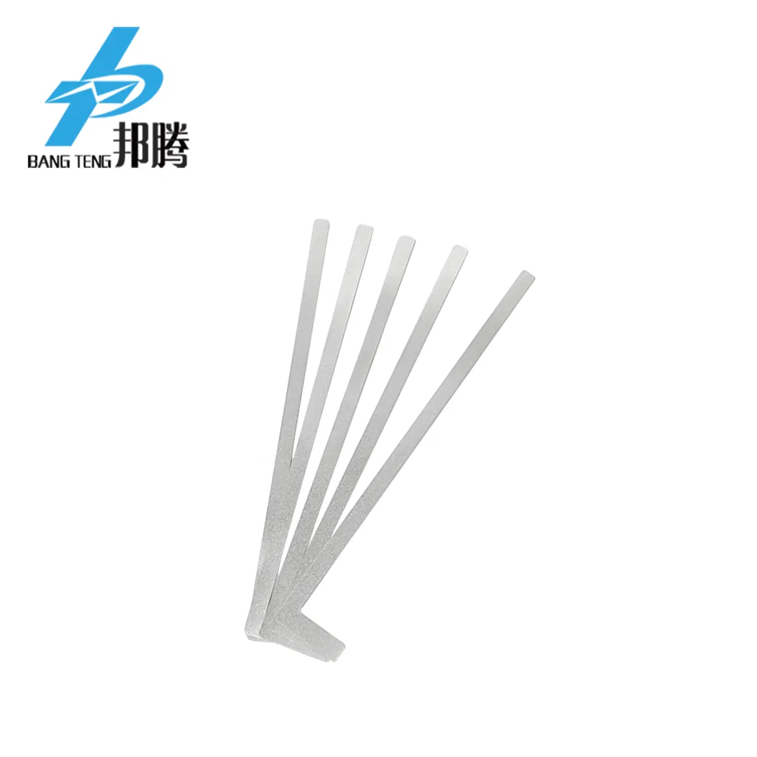 Customized Battery Tab Pure Nickel Strip Battery Welding L Type Nickel Sheet