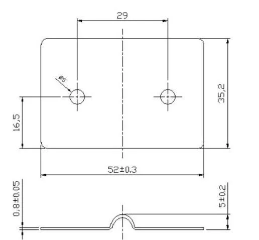 for Lithium Battery Pack Custom Aluminum Bar Hardware Stamping Parts Aluminum Sheet for Battery Connector