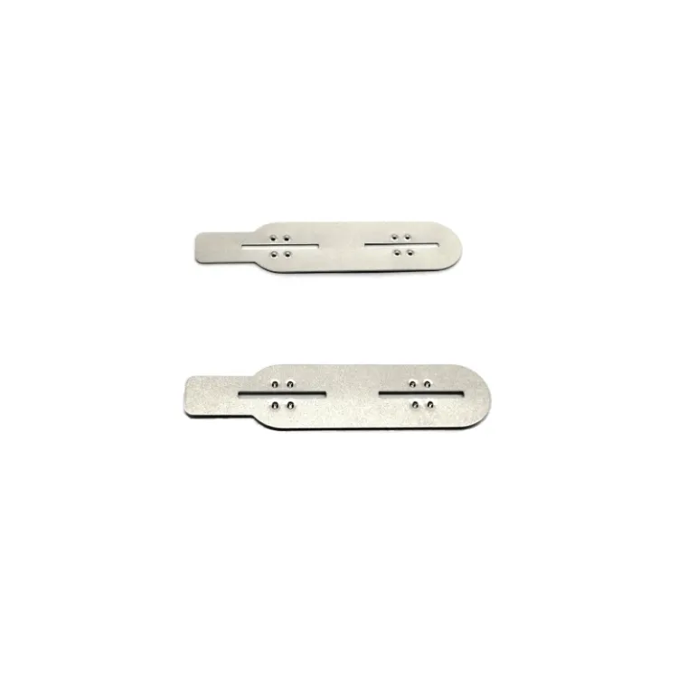 Wholesale 18650 Lithium Battery Connector Nickel Plate Battery with Bump 0.3mm Nickel Sheet 18650 2p Nickel Plated Tabs Lithium Battery Connector