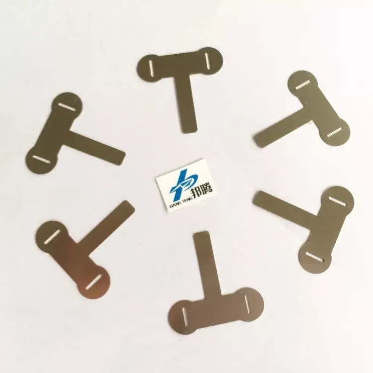 Lithium Battery Welding Connector T Shape 18650 Pure Nickle Tabs Battery Connector Lithium Battery Connector Pure Nickel Strip Spot Welding