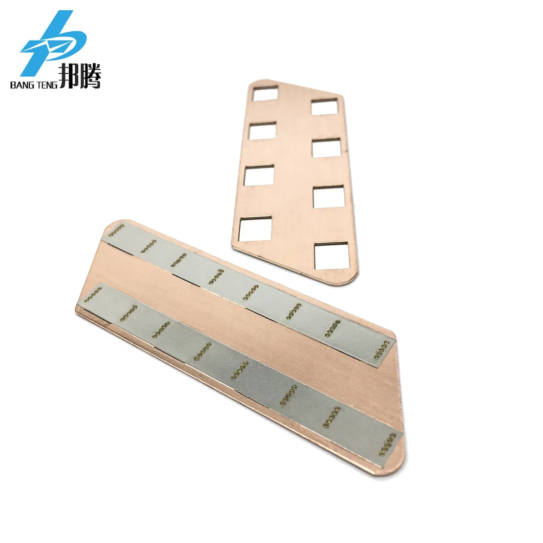 8p Copper Nickel Welding Plate 2s4p Copper Nickel Welding 18.5mm Spacing 18650 Reflow Sheet Wire Connector Busbar Connector Wholesale Copper Busbar