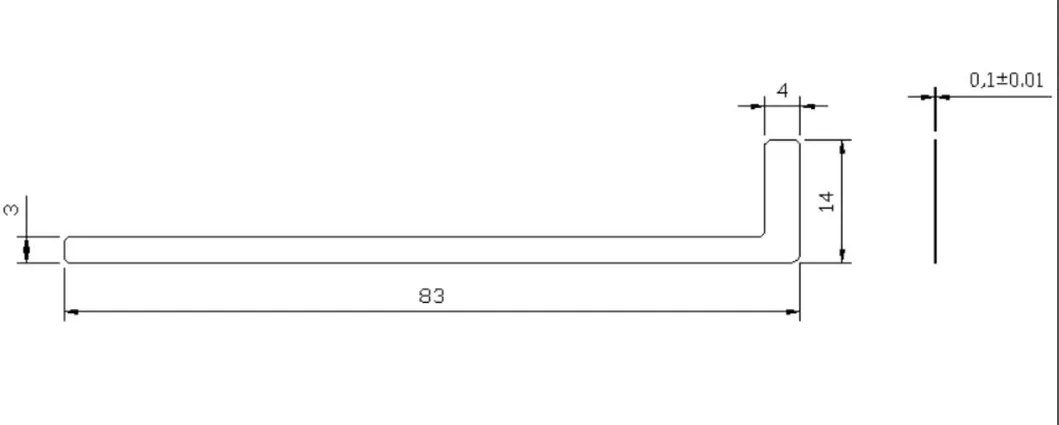 Customized Battery Tab Pure Nickel Strip Battery Welding L Type Nickel Sheet