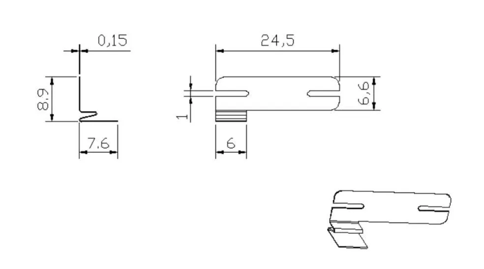 18650 Pure Nickel Bending Welding Tab Heterotypic Battery Nickel Connector Lithium Battery Connector Pure Nickel Strip Pure Nickel Price