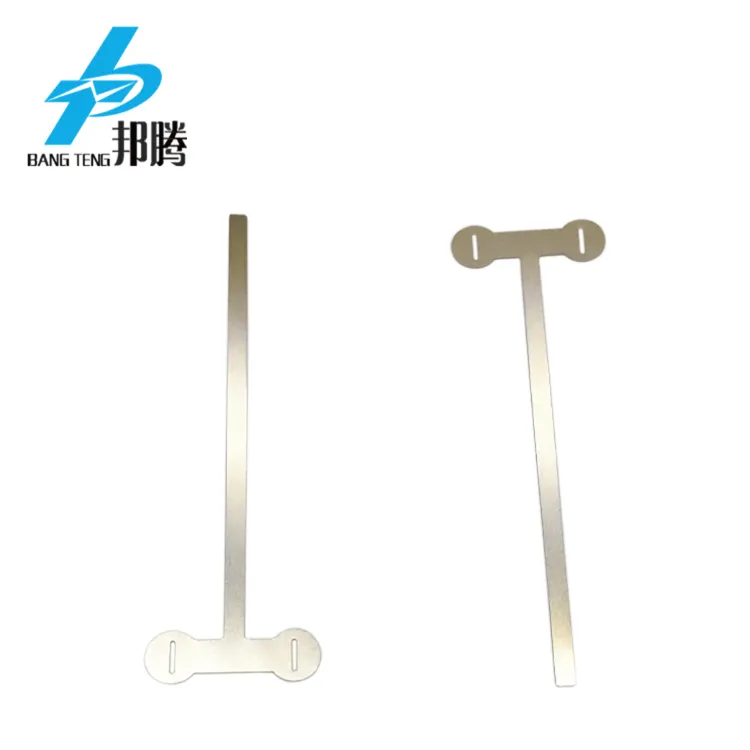 Lithium Battery Welding Connector T Shape 0.1mm 18650 Plated Nickle Tabs Nickle Tabs for Battery Lithium Battery Strip Lithium Battery Connector Pure Nickel