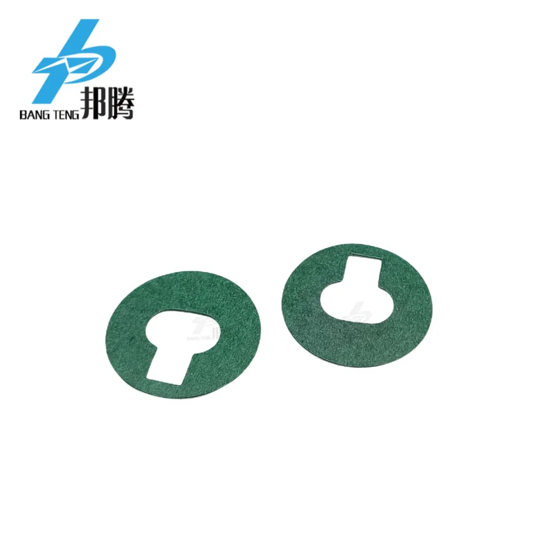 Die Cut Highland Barley Paper Battery Backing Green Shell Paper Battery Insulation Paper Gasket