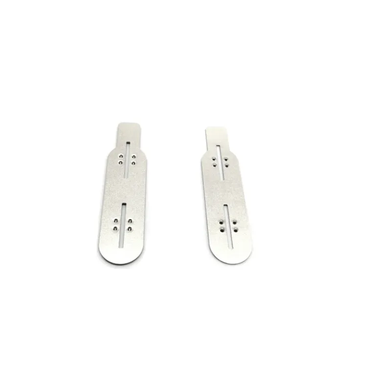 Wholesale 18650 Lithium Battery Connector Nickel Plate Battery with Bump 0.3mm Nickel Sheet 18650 2p Nickel Plated Tabs Lithium Battery Connector
