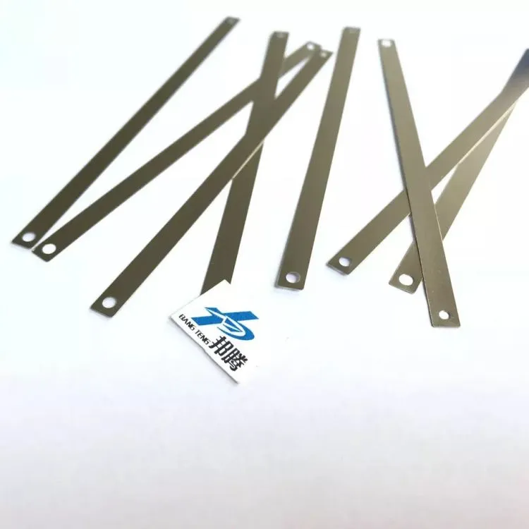 0.15mm Nickel Plate with Hole for Battery Pack Welding 18650 Battery Connector Lithium Battery Connector Pure Nickel Price