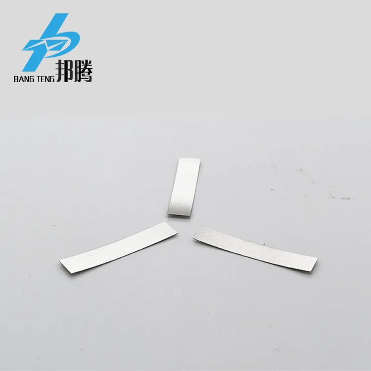 Custom Battery Nickel Plate 0.12mm Used for 18650 21700 26650 32650 Nickel Plated Steel Sheet Lithium Battery Connector Battery Nickel Sheet Plate Nickel Plate
