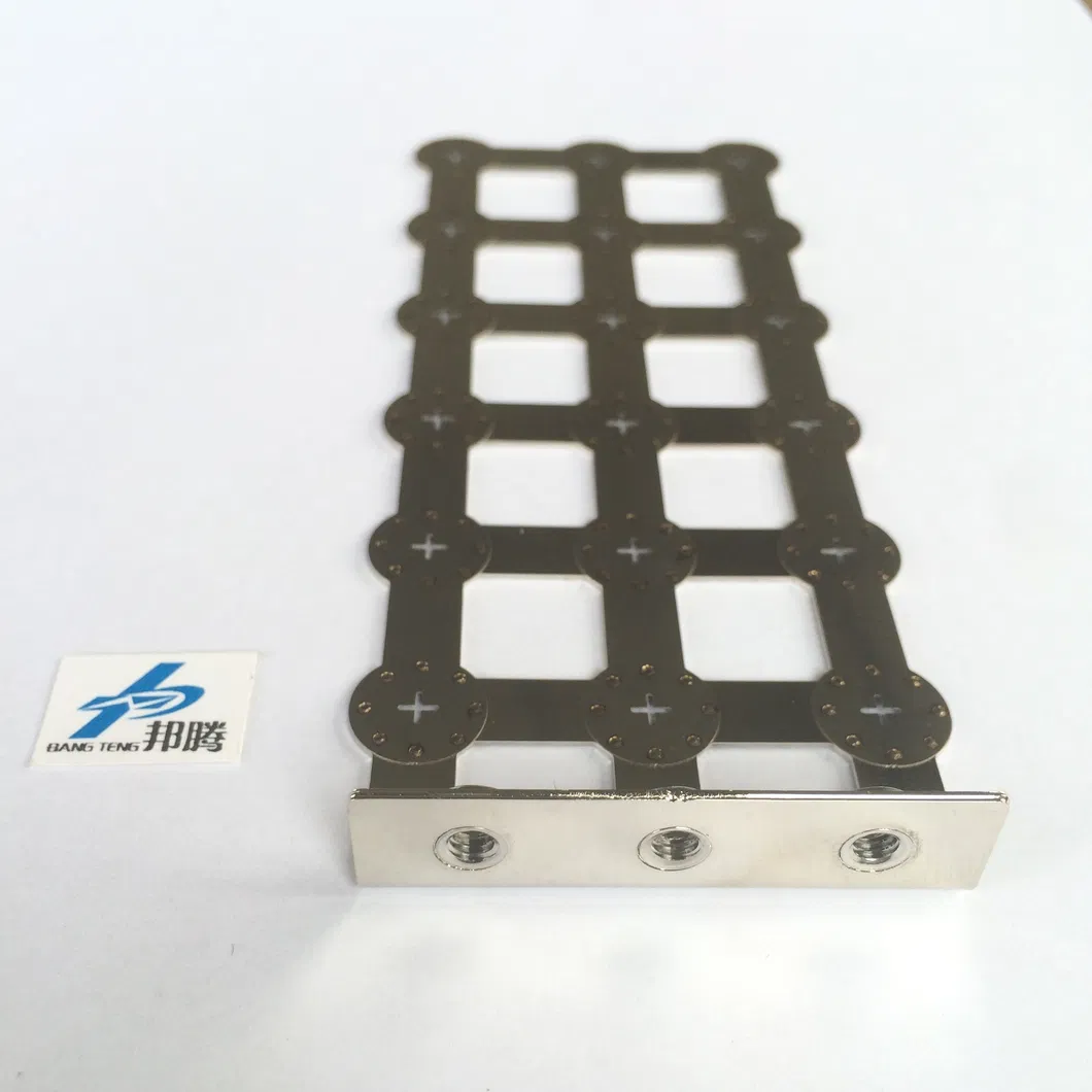 Copper Nickel Bus Bar Connect Rigid Copper Sheet Battery Connector Bus Bar Connector