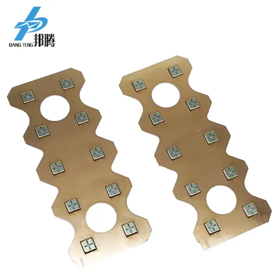 18650 Aksesoris Paket Baterai Lithium Konektor Fleksibel Busbar Aluminium Tembaga