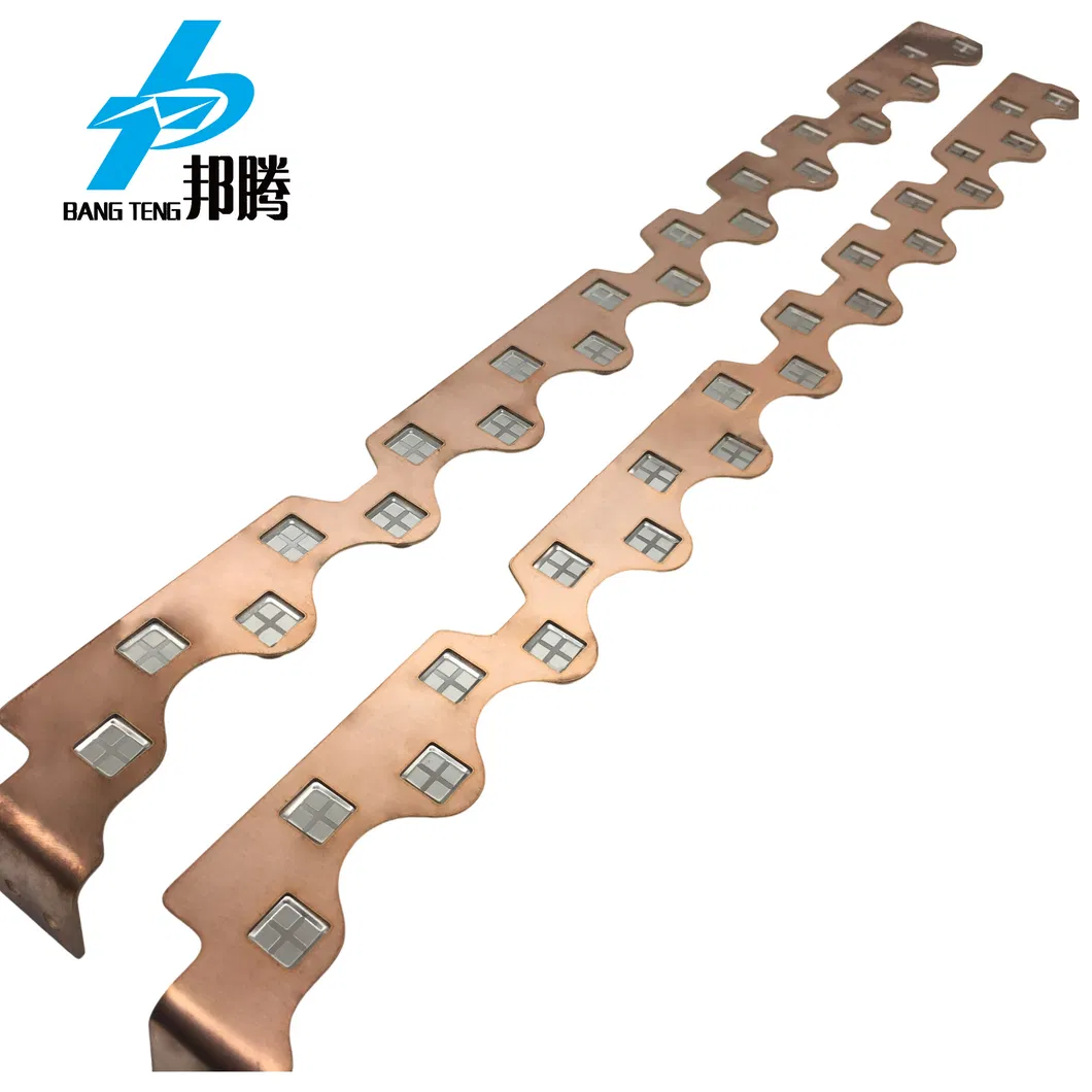 Customized Nickel-Plated Busbar Copper Nickel Busbar for New Automotive Energy