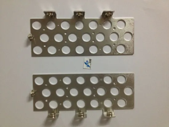 Konektor Busbar Aluminium Baterai Kustom Lembaran Aluminium Pembengkokan