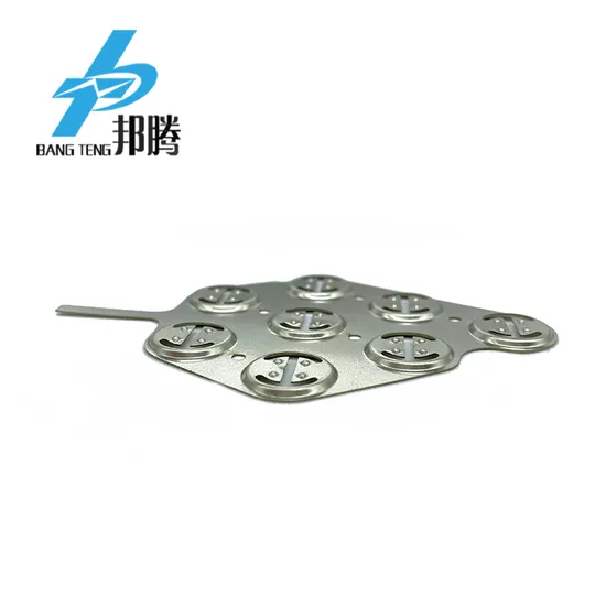 Hochwertiges Nikel-Kustom 18650 21700 Strip-Titik-Cembung-Cangkang-Lembar-Nikel-Paket f&uuml;r Batteriepaket