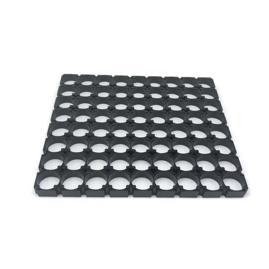 8s9p Cell Spacer Radiating Shell Black Plastic Heat Stable 18650 Battery Holder Bracket