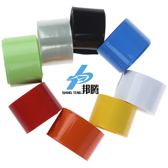 Film PVC Penyusut Panas Biru untuk 18650 21700 32700 Paket Baterai