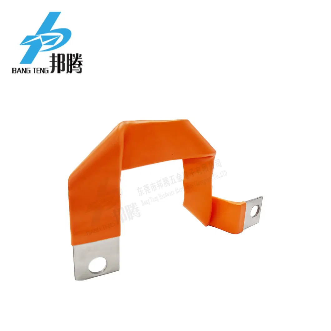 Custom Shape Flexible Pure Vehicles Lithium Battery Insulated Copper Busbar