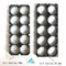 Diameter Material Lithium Kustom 19mm 20.2mm Braket Penahan Baterai Hitam untuk Sel Dislokasi 18650 2s5p Penahan Baterai