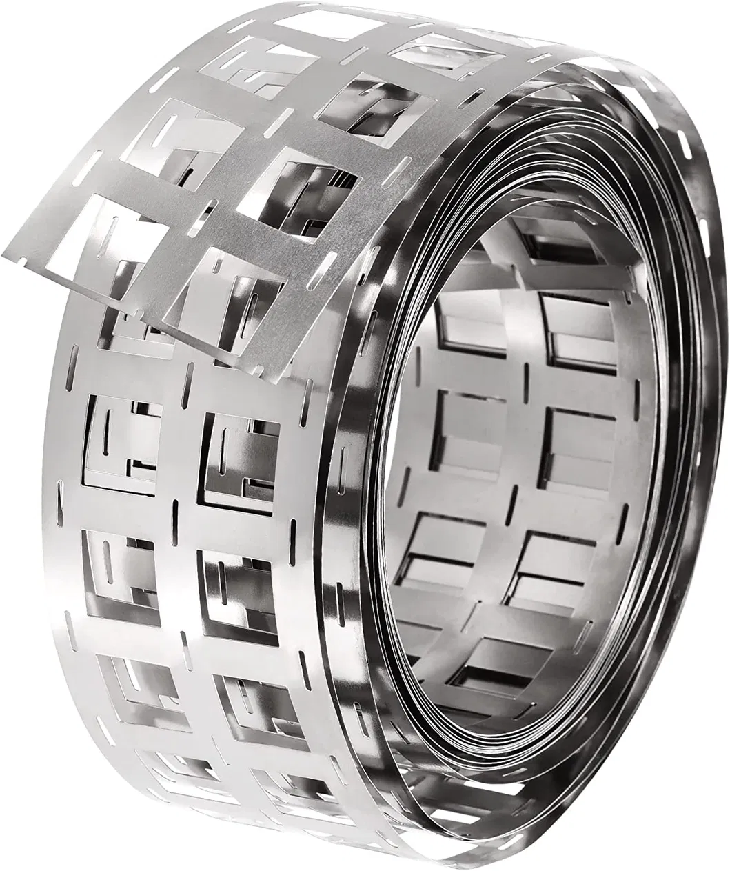 Nickel Plated Steel Strip Tape Plate 32.5/34.5mm X 0.1/0.15mm T for Battery 32650