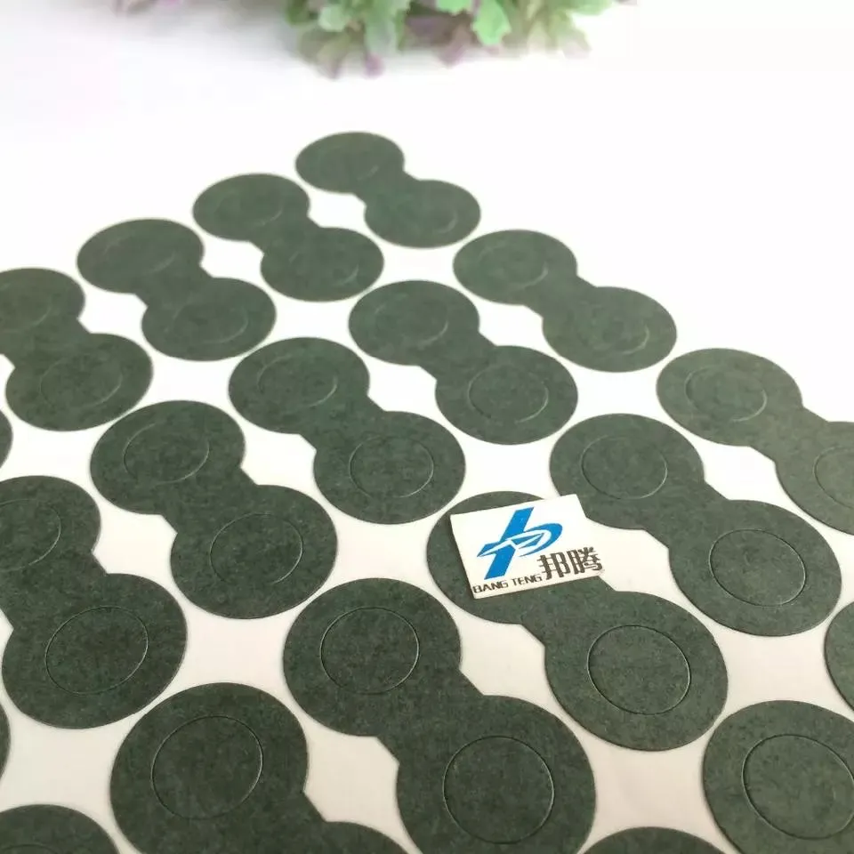 18650 Battery Washer Single Adhesive Barley Paper 2p for Insulating Spacer Positive Side