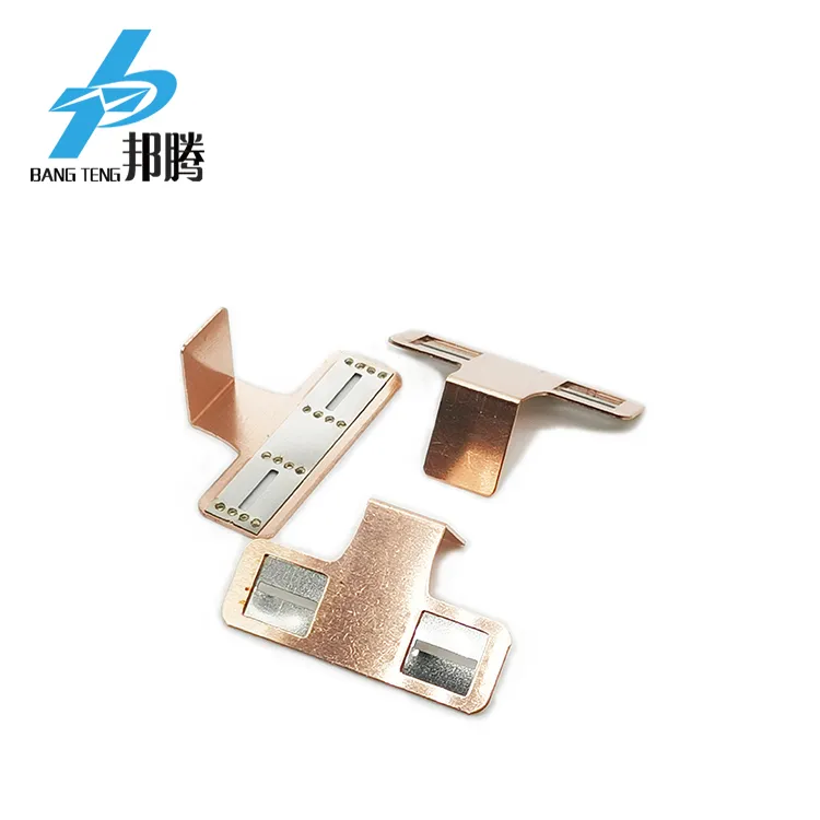 Manufacturer 18.5mm Spacing 2p T Type Power Battery Pack Busbar Copper 18650 Busbar Copper Wholesale Copper Busbar Power Supply