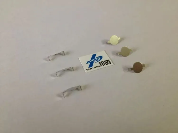 Custom Nickel Tabs for Battery 18650 Solder Tabs Cr2032 Lithium Button Cell Battery Connector Anode Battery Tabs