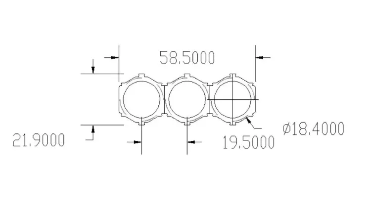18650 3p Honeycomb Type Cell Holder 18650 Holder Bracket for Lithium Battery Pack Battery Storage Battery Charger Solar Battery