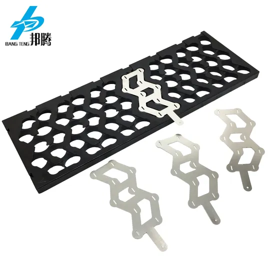 Braket Baterai OEM untuk Paket Baterai Sepeda Listrik ABS 13s5p 18650 Penahan Sel Penahan Baterai Plastik Konektor Baterai Lithium Nikel Murni Harga