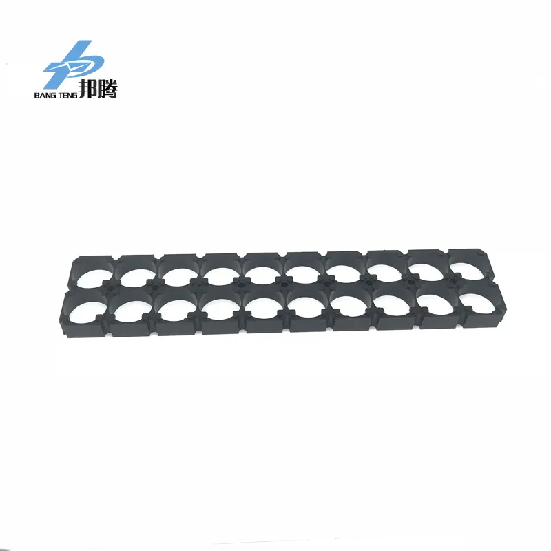 Custom Li-ion Battery for 18650 Battery Pack ABS Black Plastic 2s10p Battery Holder Battery Storage Battery Charger Plastic Cell Battery Holder Storage Battery