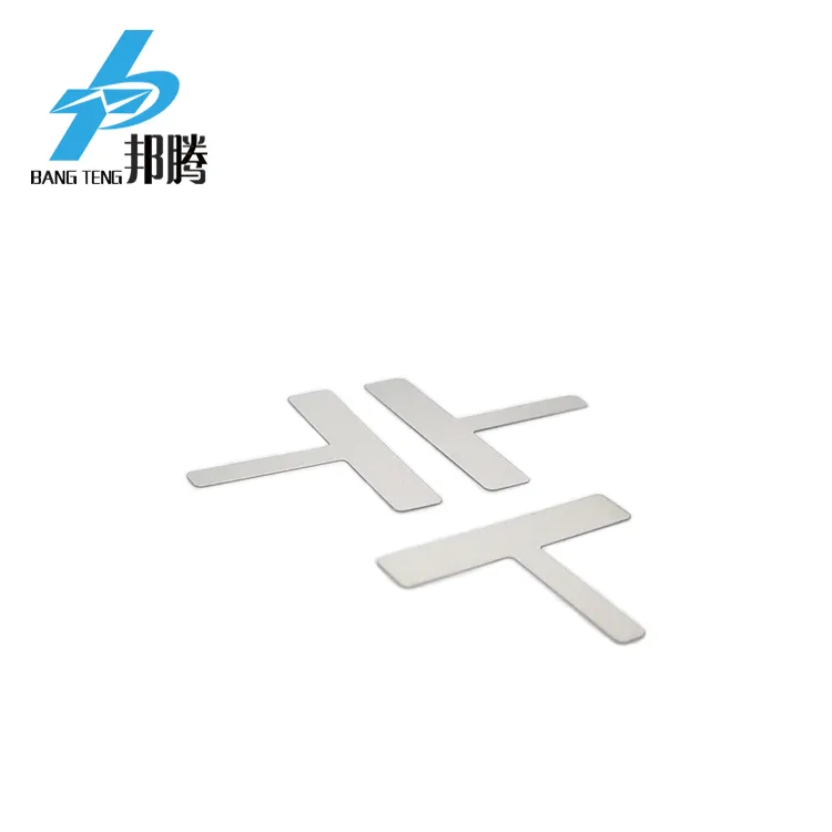 Wholesale Lithium Battery Tab T Type Nickel Plate Steel Sheet for Battery Welding