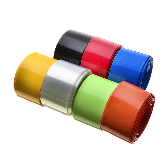 0.15mm Selubung PVC Shrink Tebal 400mm Lebar Gulungan Film PVC Panas Shrink untuk 18650 Pembungkus Paket Baterai Selubung PVC Shrink