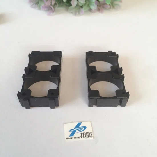Pemegang Baterai Plastik ABS Tahan Api Grosir 2p Braket Sel Lithium untuk Paket Baterai Mematuhi RoHS 21700