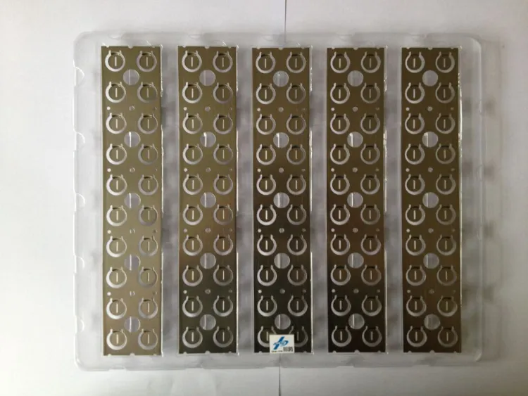 Car Battery System Precision Stamping Tabs Nickel Sheet Spot Welding Nickel Busbar