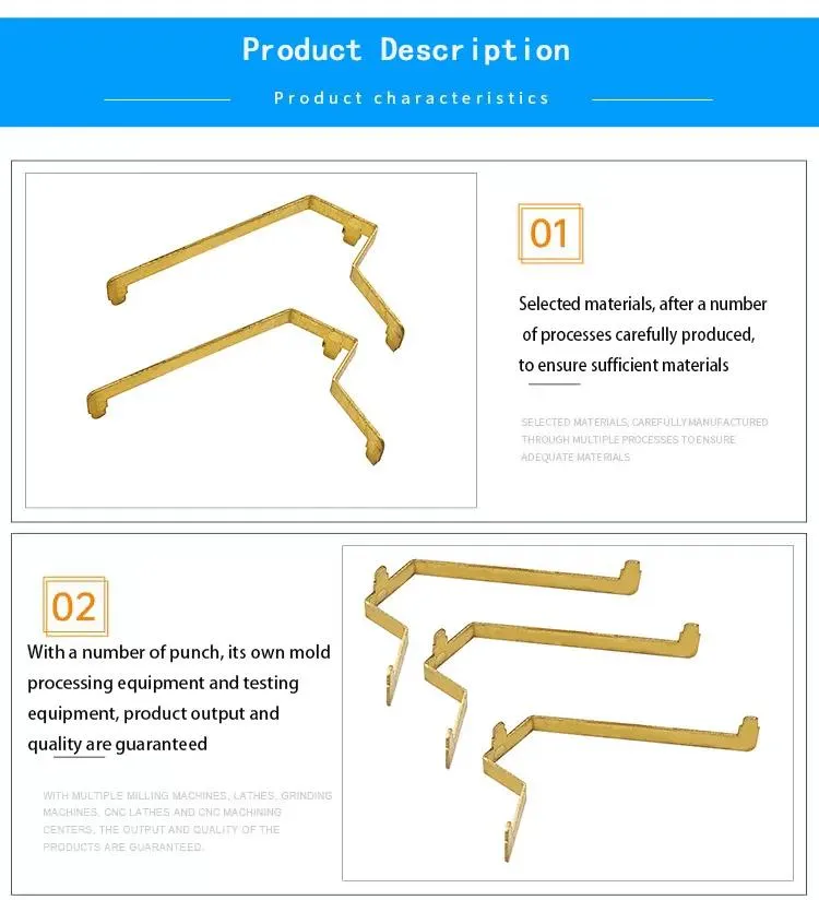Manufacturer Custom Copper Sheet Stainless Steel Shrapnel Stamping Processing Metal Precision Brass Stamping Parts