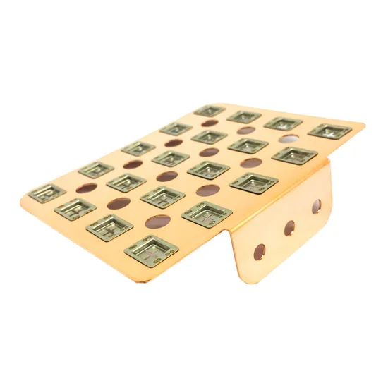 Konektor Lembaran Nikel Fleksibel Paket Baterai Paralel Aksesoris Rak Lithium Lto Traction 18650-4X5-19mmcopper Busbar