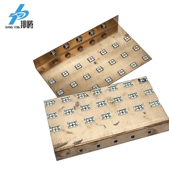 18650 Paket Baterai Daya Konektor Pelat Sambungan Las Titik Aluminium Konektor Pelat Sambungan Busbar Tembaga