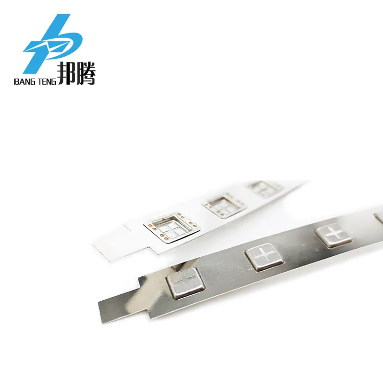 18650 Battery Spot Welding Copper Ground Busbar Nickel Plated Steel Strip