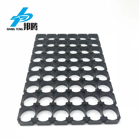Tipe Sarang Lebah 6p9p Braket Sel 18650 Pemegang Ofset Paket Baterai Lityum Baterai İyon Lityum Braket Sel Plastik