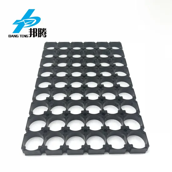 Tipe Sarang Lebah 6p9p Braket Sel 18650 Pemegang Offset Paket Baterai Lithium Baterai Ion Lithium Braket Sel Plastik