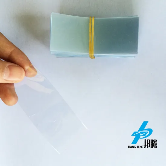 Tabung Pelindung Panas Baterai Lithium Selubung Li-ion Penutup Kulit Film PVC yang Dapat Menyusut Selang Aksesori