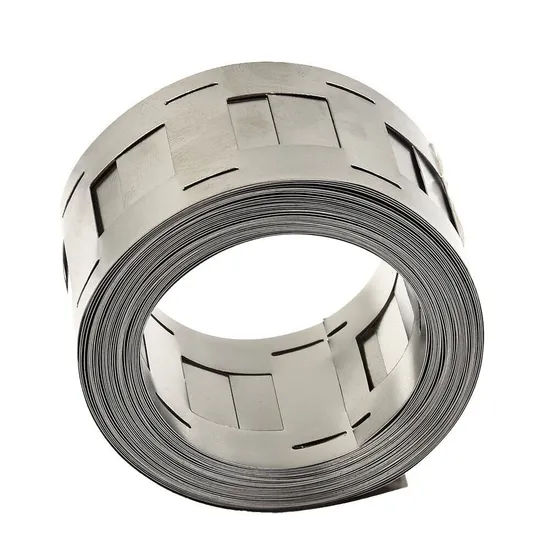 2p Strip Nikel Murni untuk 21700, 0.15mm Tebal, 1 Meter Dipotong Sesuai Panjang