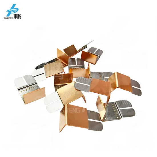 Harga Pabrik 18650 Konektor Baterai Busbar Tembaga Nikel Busbar untuk Konektor Terminal Baterai