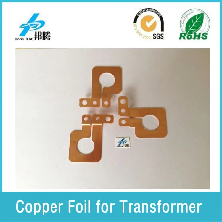 C1100 Copper Foil for Transformer Custom Precision Stamping Hardware Pure Copper Leadframe Wholesale Copper Busbar Power Supply