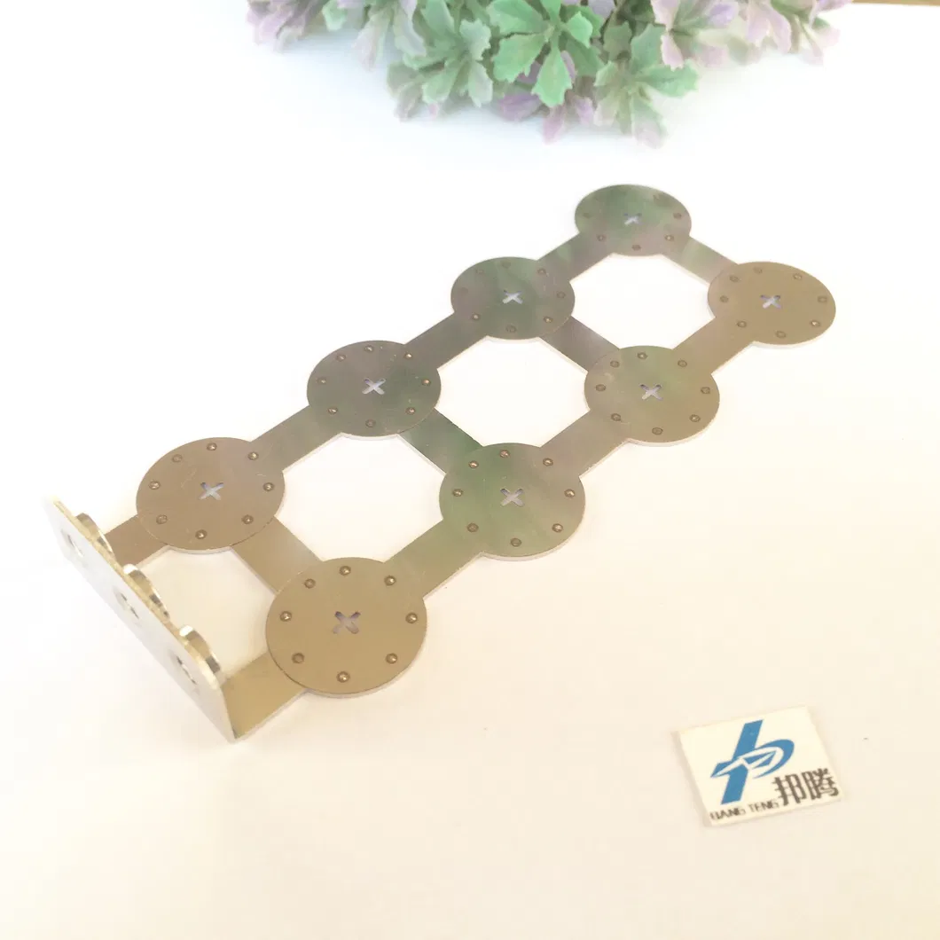 OEM Copper Nickel Connector with M4 Screw for 26650 Lithium Battery Connector Power Supply Wire Connector Busbar Connector Copper Bar