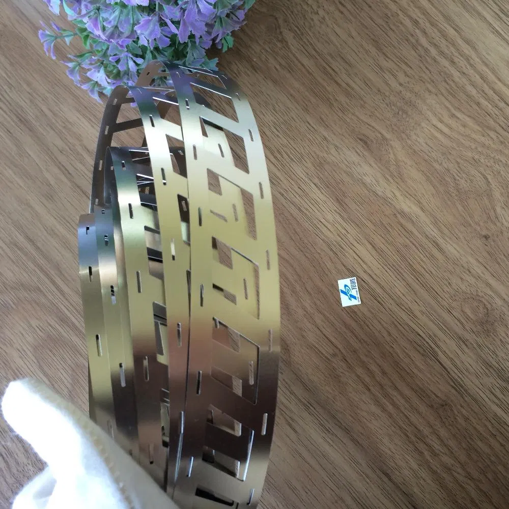 Battery Rhombus Solder Strip Precision Stamping for Battery 26650 0.2mm 2p Pure Nickel Strip Lithium Battery Connector Pure Nickel Price Spot Welding