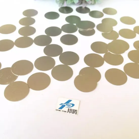 15.5mm Lembaran Nikel Bulat untuk Lembaran Baja Berlapis Nikel untuk Paket Baterai