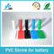 Kustom 0.15mm Tebal 380mm Lebar PVC Heat Shrink untuk Paket Baterai