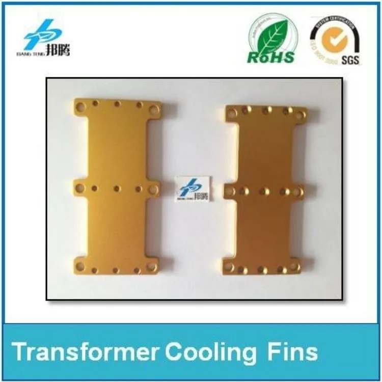 Transformer Cooling Fins Aluminum Sheet for Plannar Transformer Heat Sink Hardware Auto Parts Cutting Machine Auto Parts Spare Parts