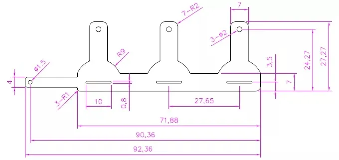 Lithium Battery Pack Connector Nickel Plated Steel Tabs SPCC Nickel Plate Price 26650 Lithium Battery 3p Nicekel Plated Tab Lithium Battery Connector
