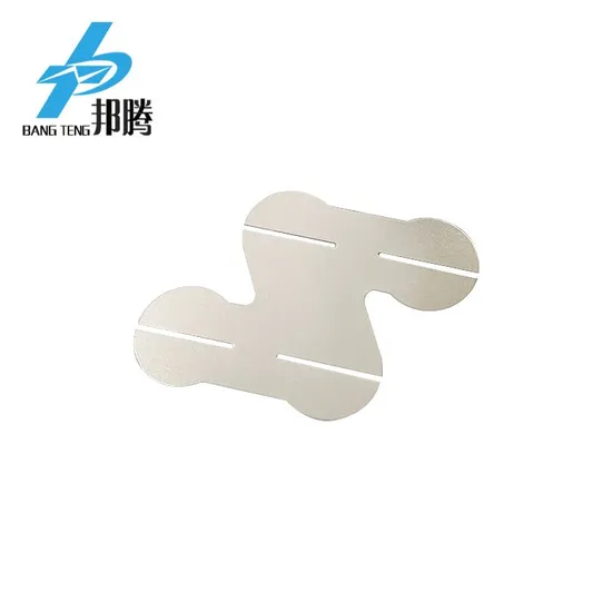 Tab Stamping Presisi Baterai Kendaraan Listrik Lembaran Nikel Tab Solder Baterai Sepeda Listrik OEM DIY Konektor Baterai Lithium Lembaran Nikel Busbar
